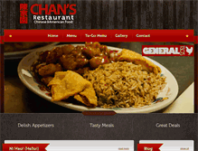 Tablet Screenshot of chanschinesefood.com